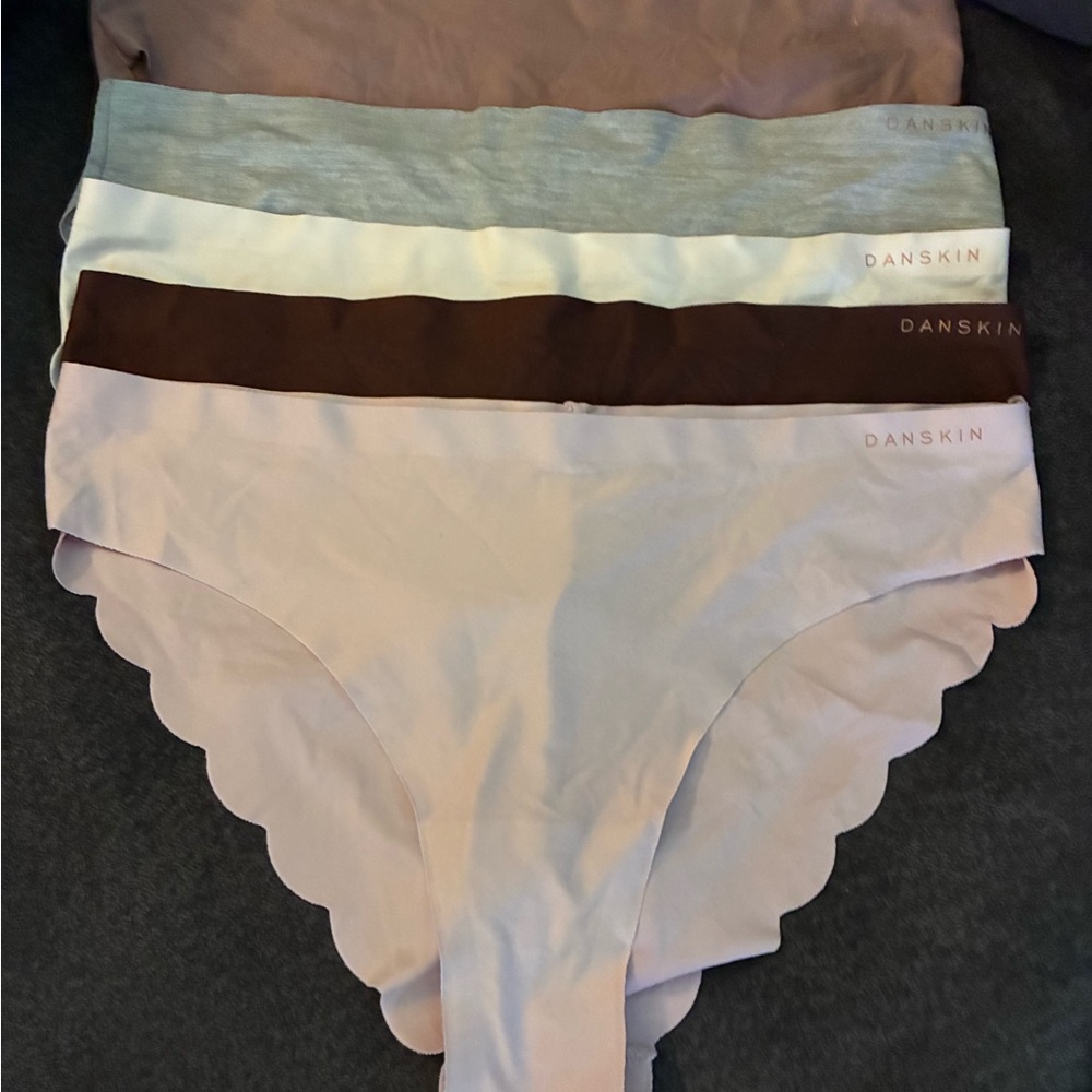 Danskin Women’s Panties With Scalloped Back Edge.